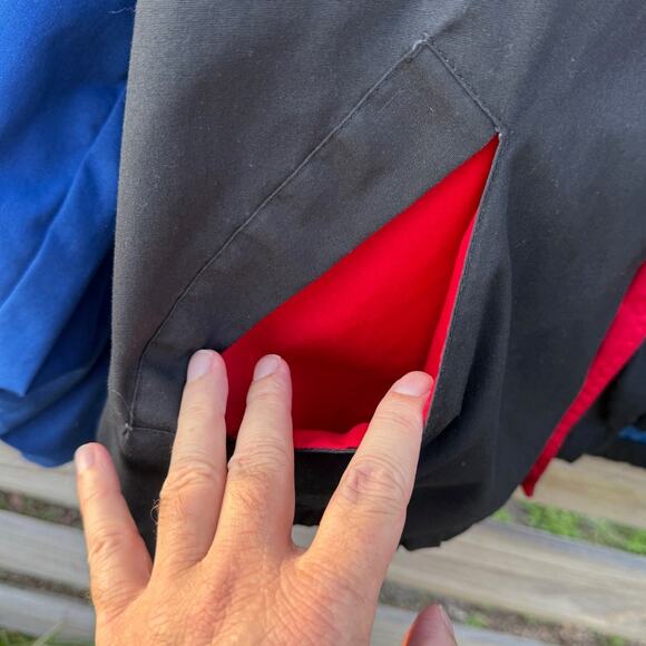 United States Postal Service Vintage 90s Blue Black Jacket Size XL - Picture 4 of 7